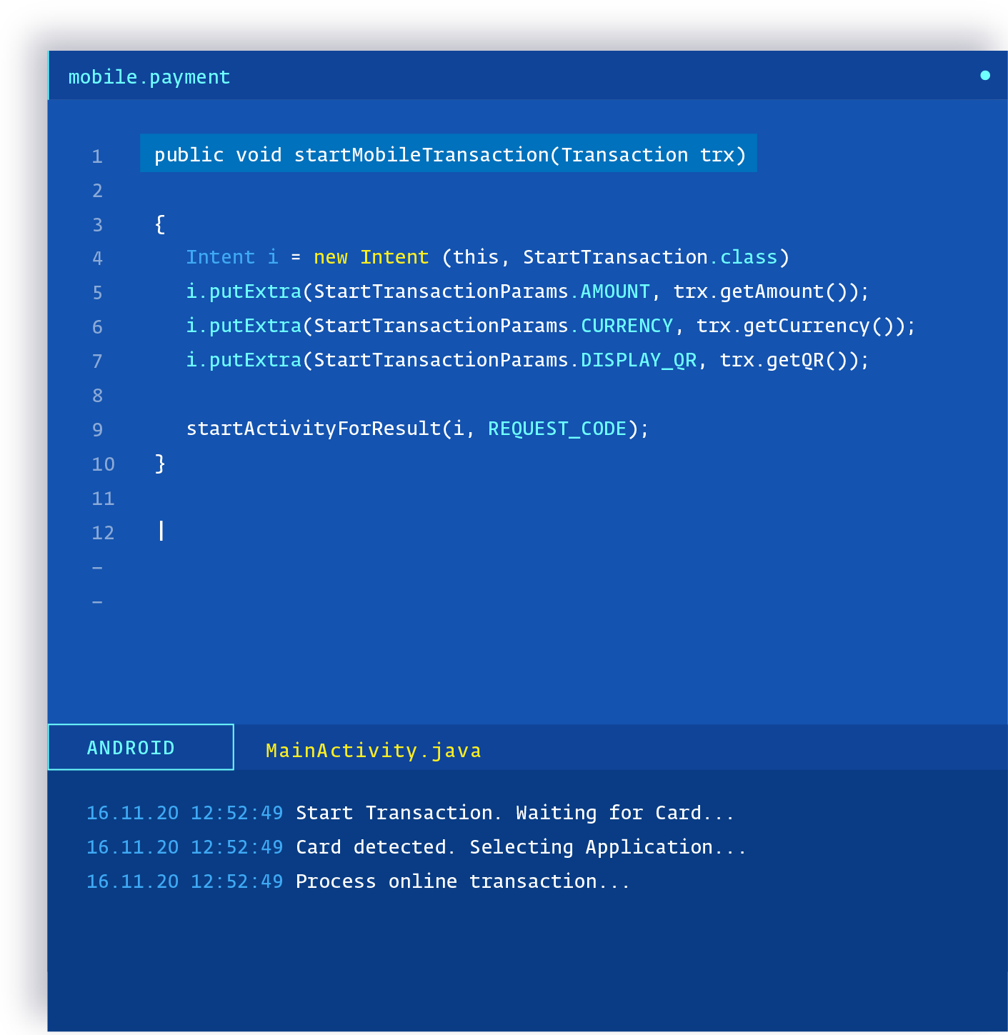 Payment Software Engineering Code Mobile Transaction