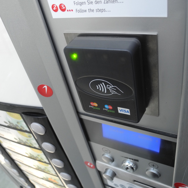 Mastercard PayPass transactions on vending machines Abrantix [EN]